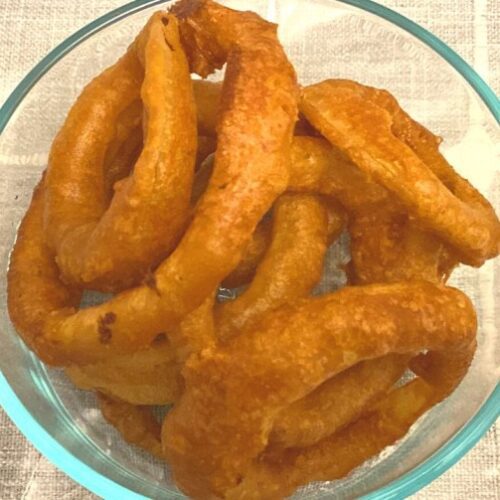 Beer Battered Onion Rings - MoveYuhHand