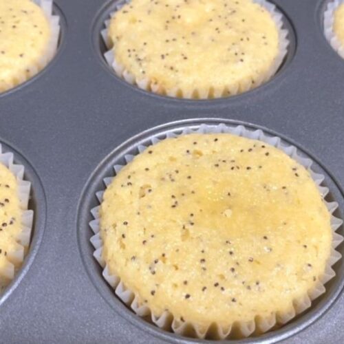Keto Lemon Poppyseed Muffins-MoveYuhHand