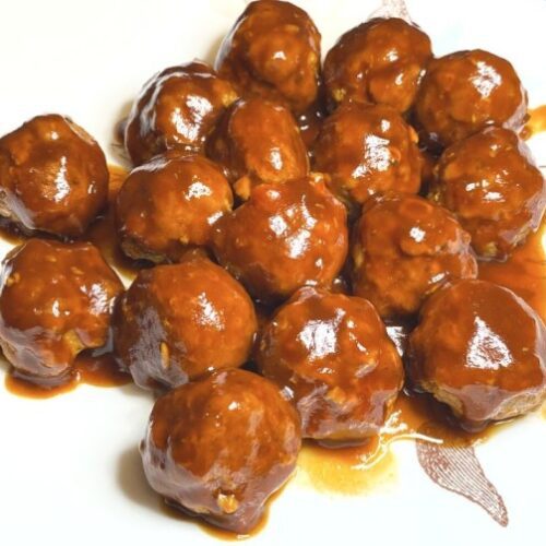 Sweet and Sour Pork Meatballs-MoveYuhHand