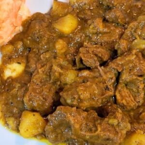 Jamaican Curry Goat-MoveYuhHand